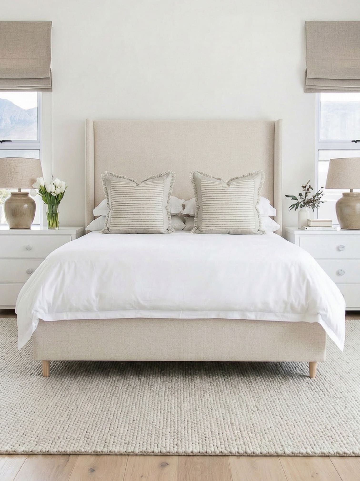 Leadwood bed (headboard and base)