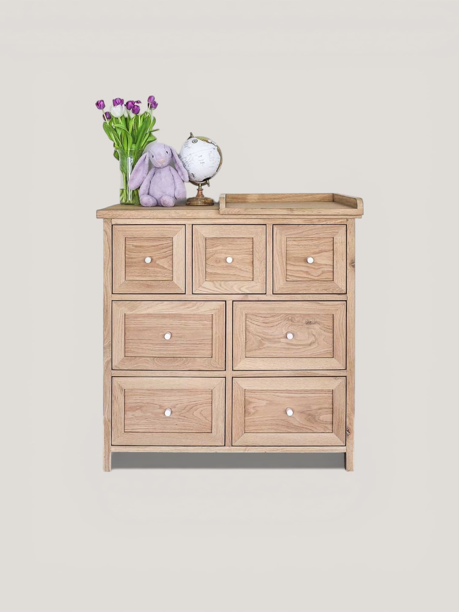 French style chest of drawers (oak/ash)