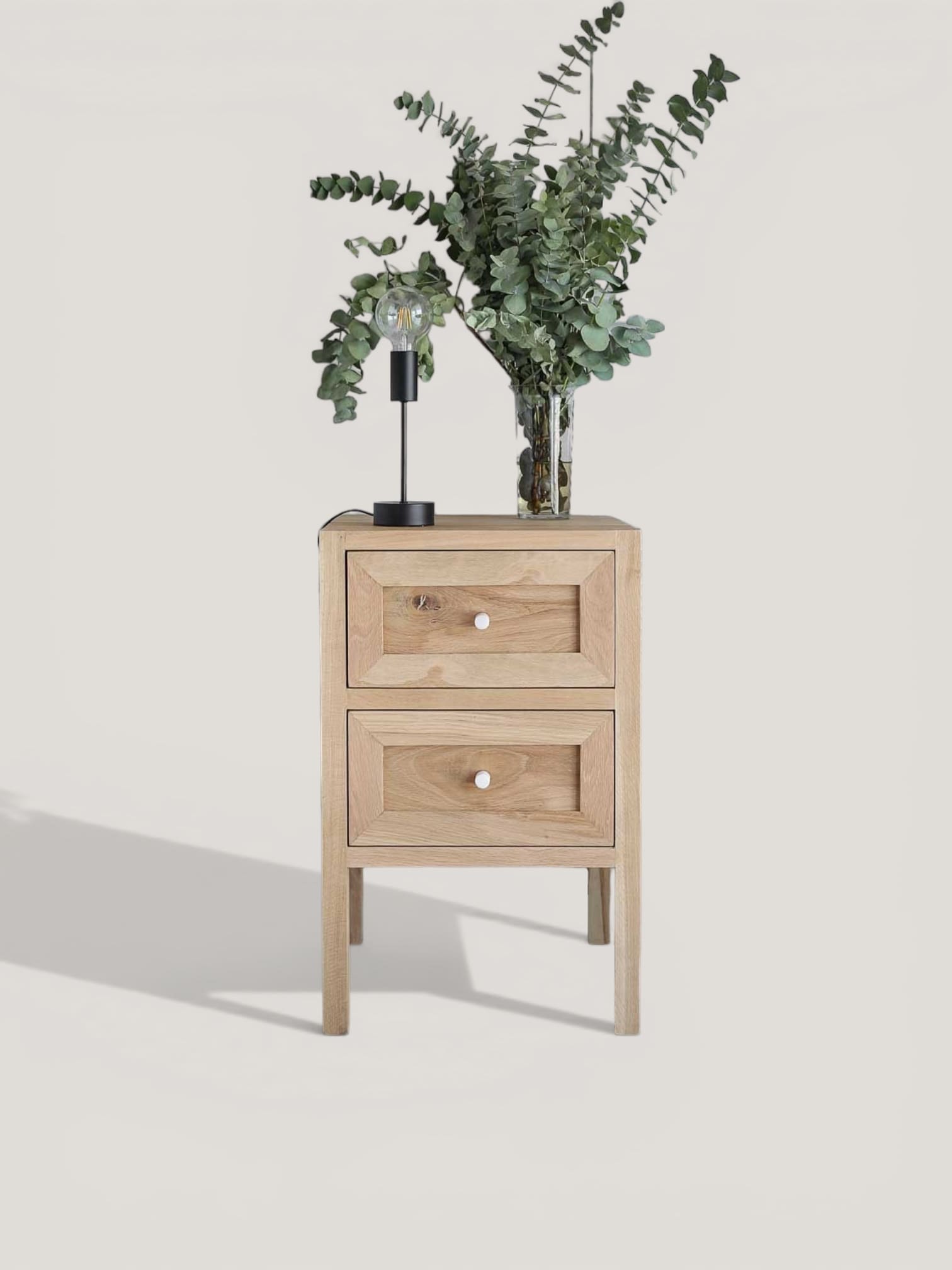 Oak French style pedestal