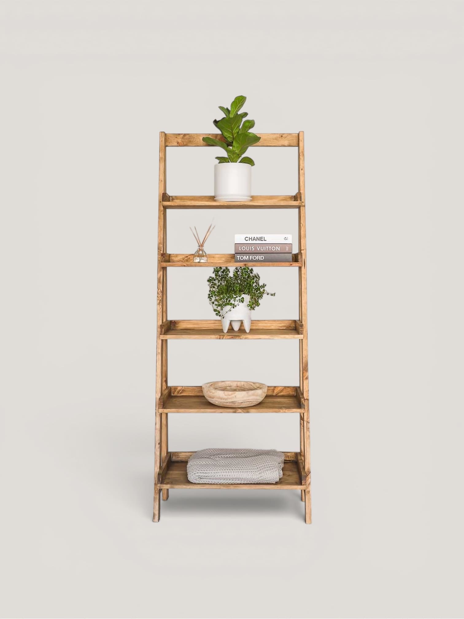 Ladder shelf
