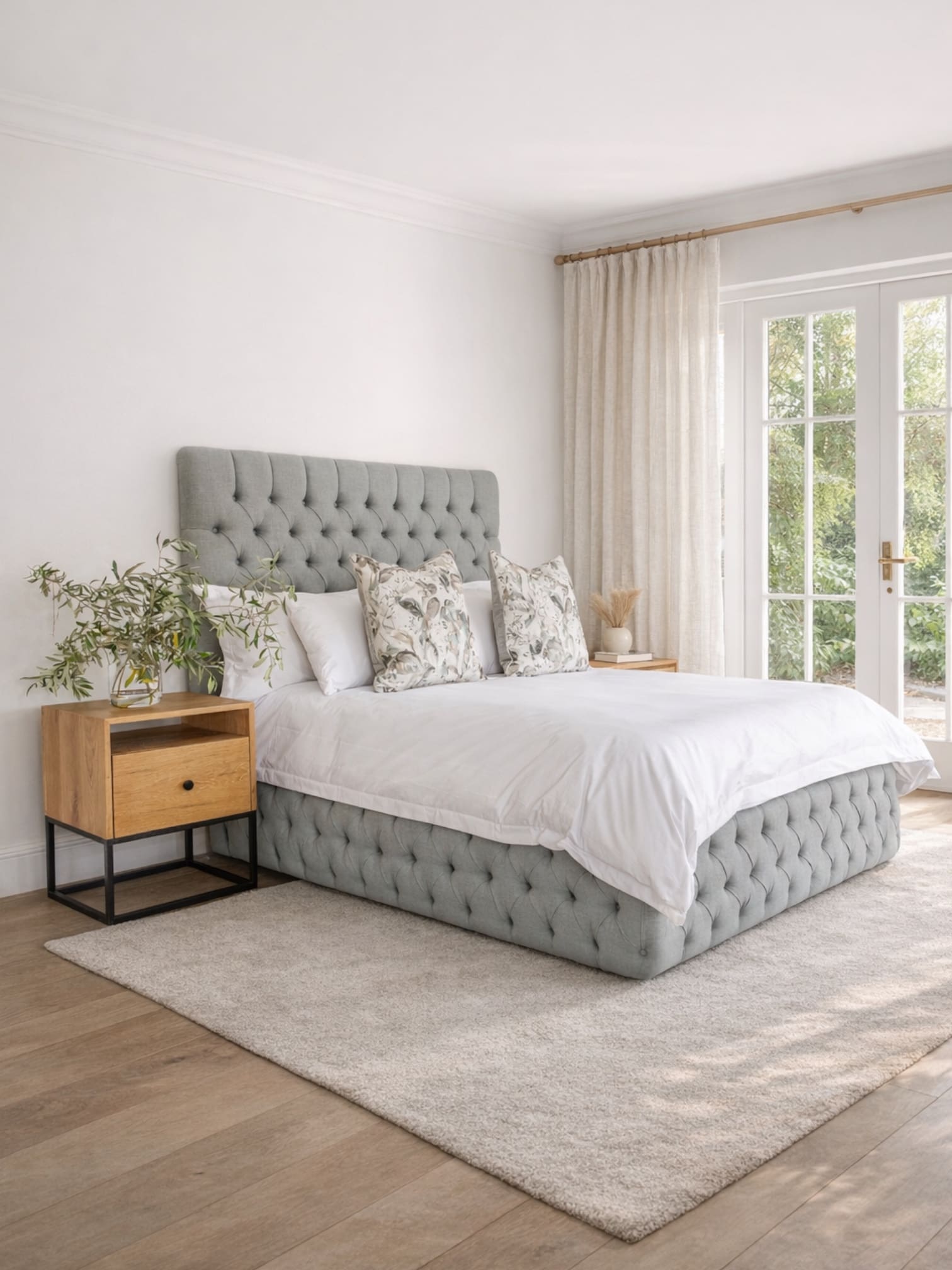 Belmont bed (headboard and base)