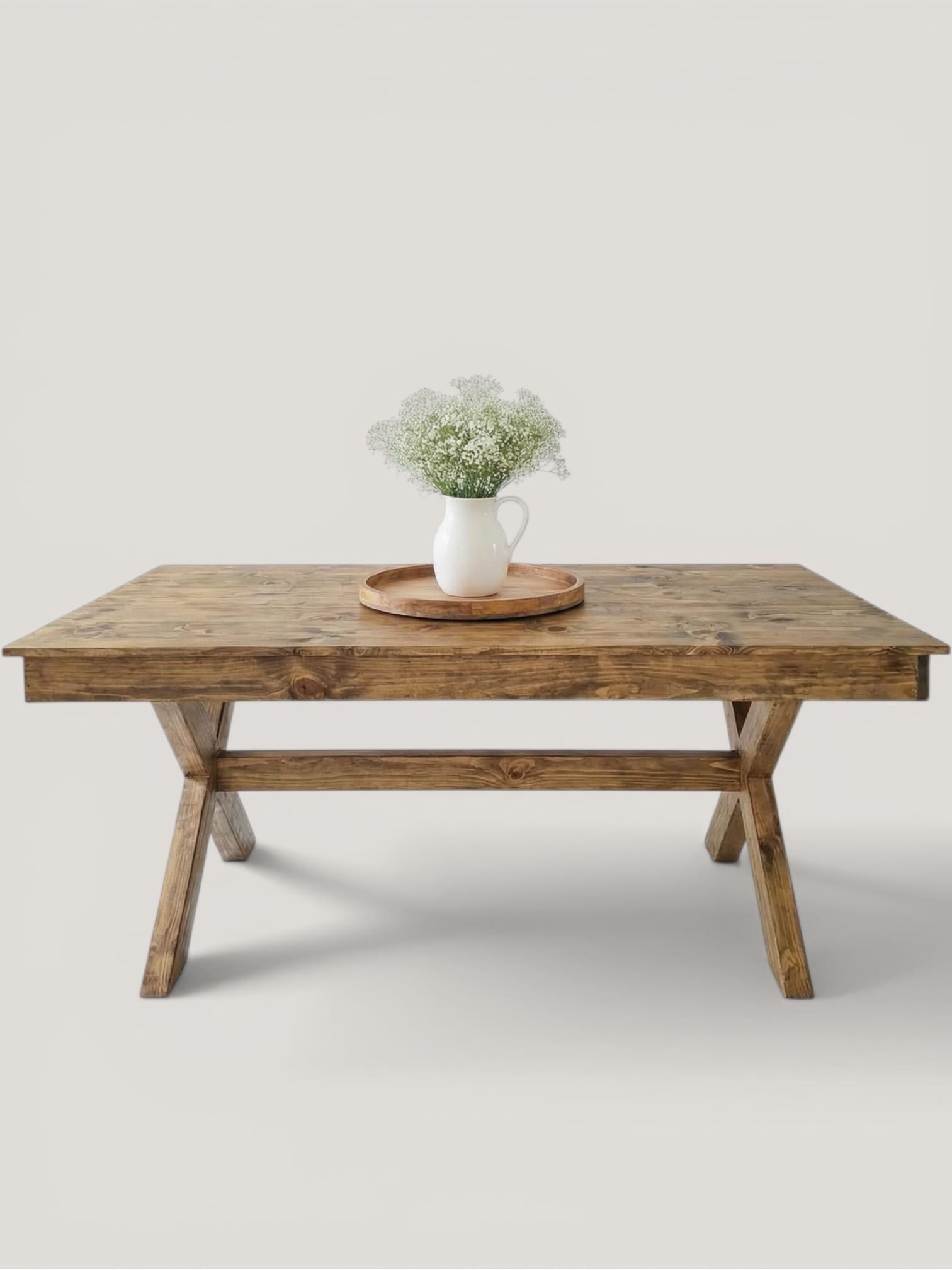 Bespoke pine dining table