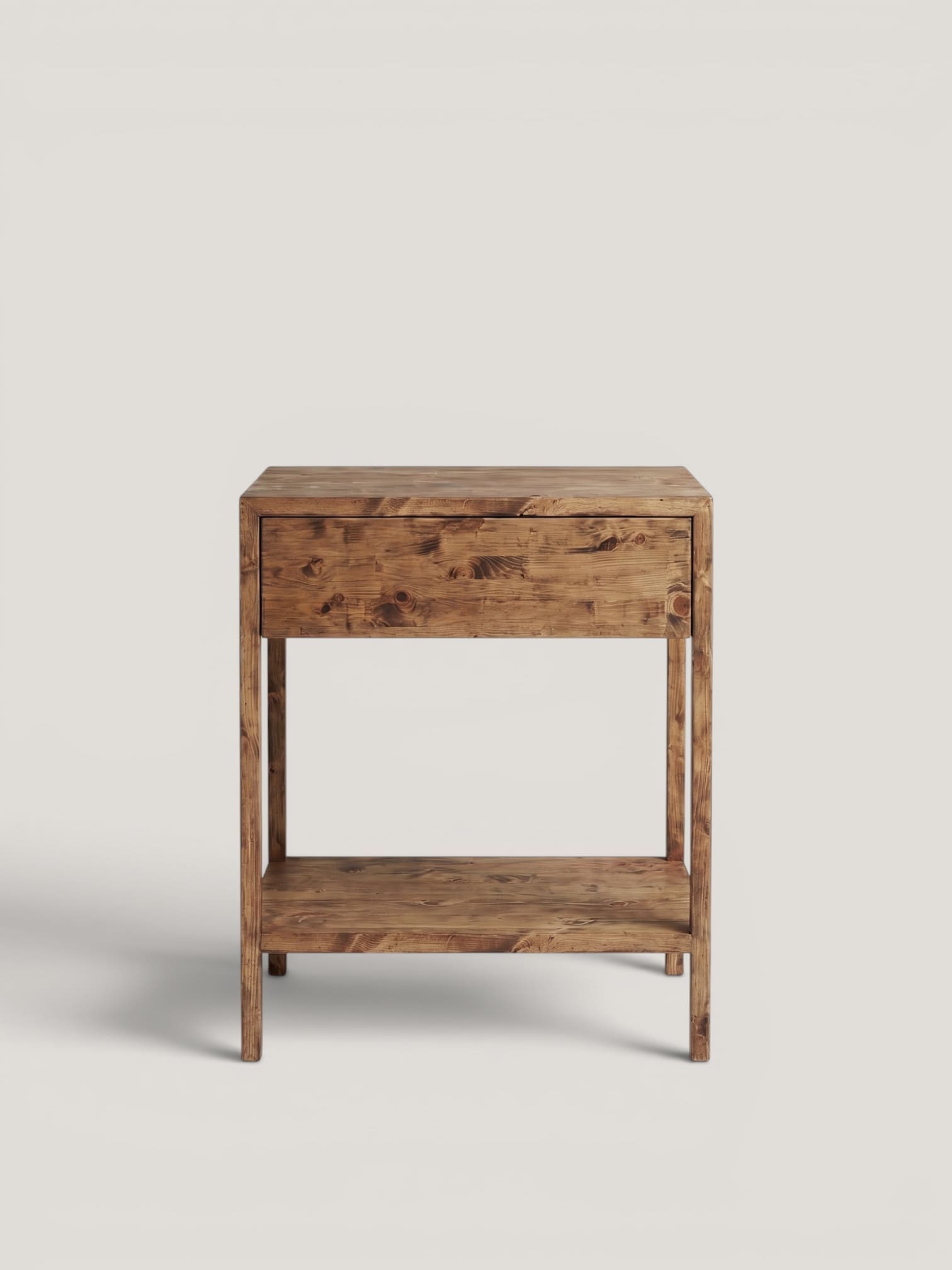 Moremi pedestal single drawer (pine)